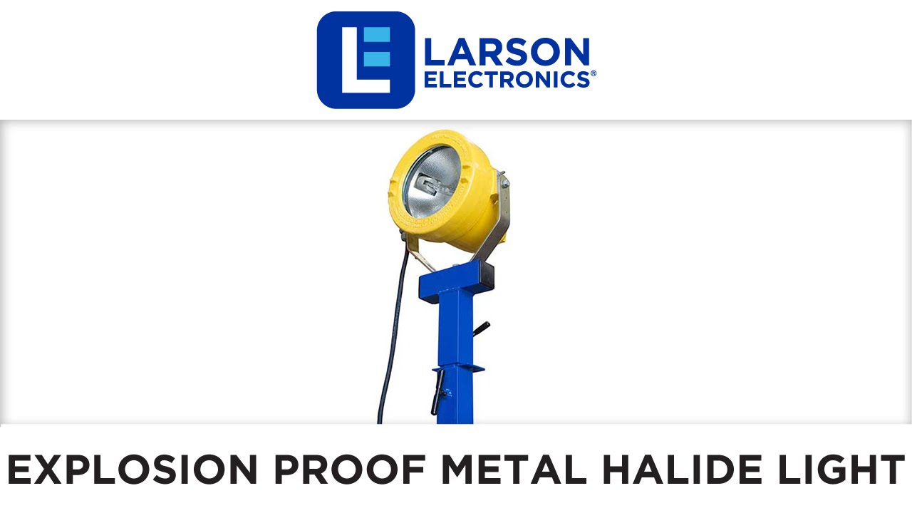 Explosion Proof Metal Halide Light - 70 Watt - Quadpod Mount - Hazlo Plug