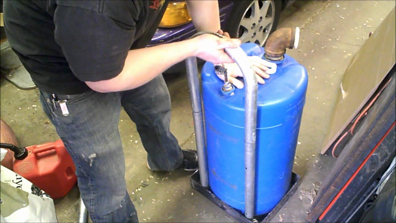 Home Made Fuel Transfer Tank Gasoline Petrol