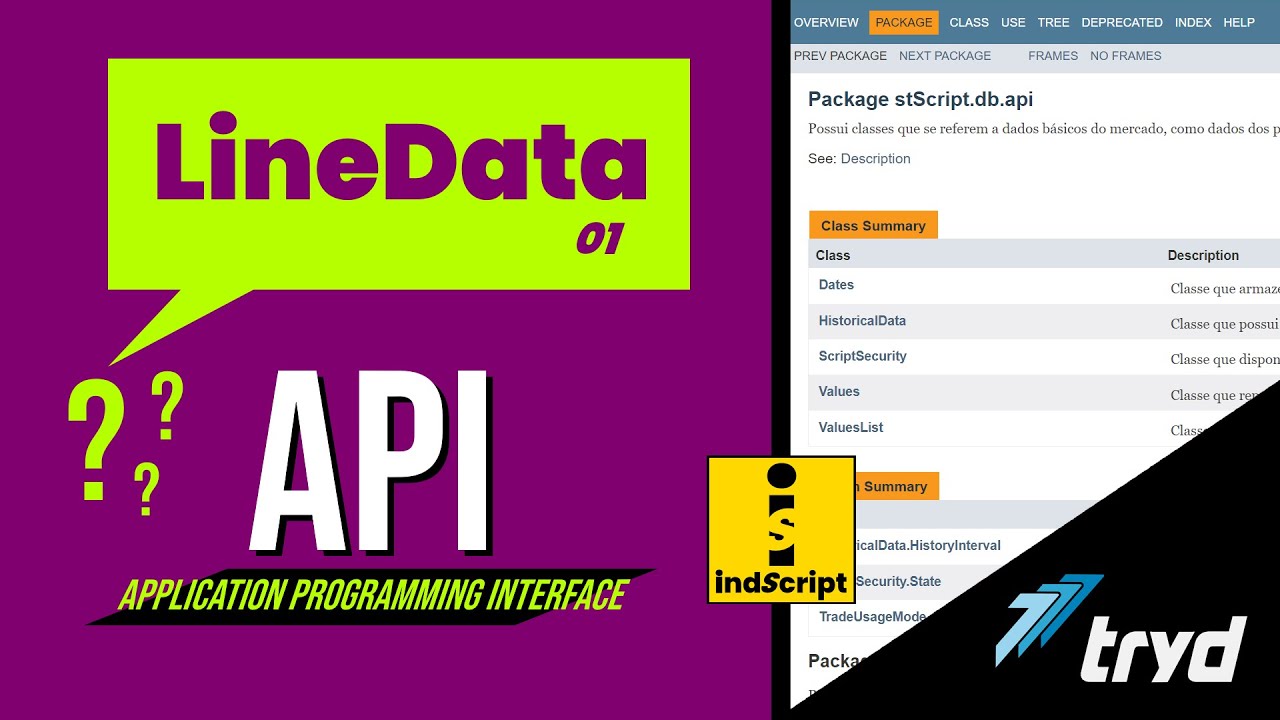 LineData #1 - M&eacute;todos b&aacute;sicos 📊 API Tryd