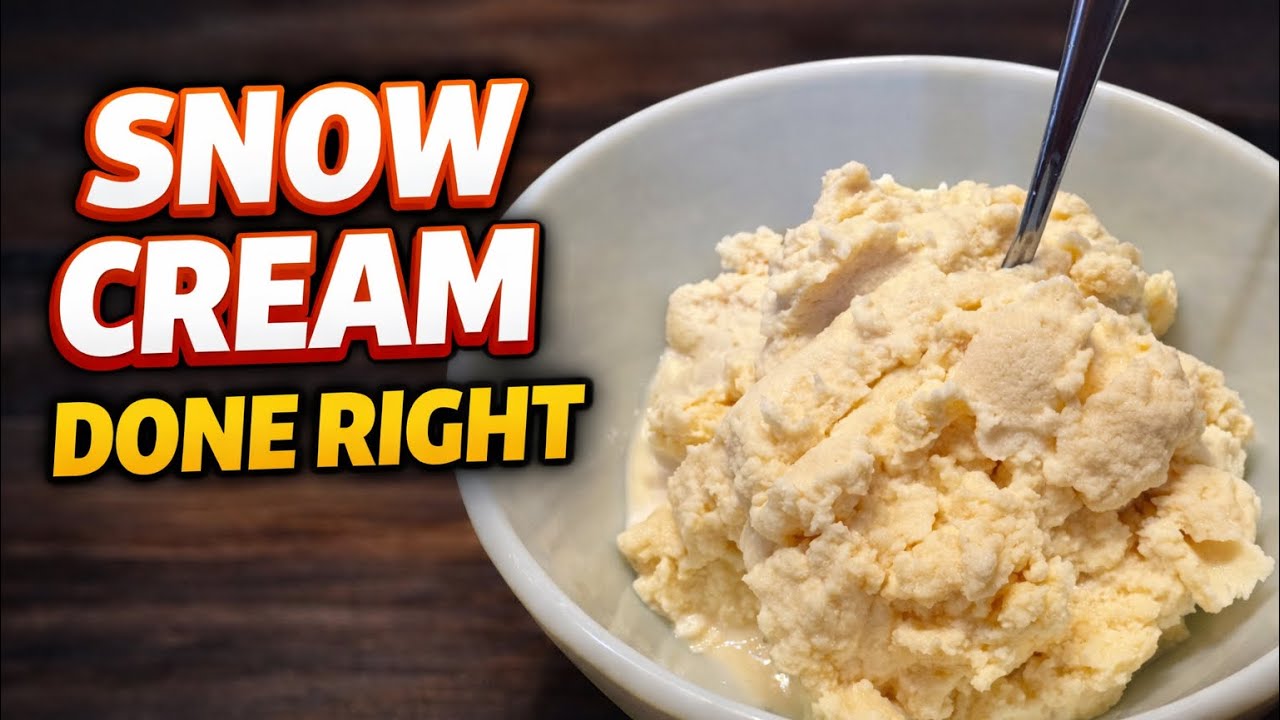 Everyone’s Making Snow Cream Wrong (Here’s the Right Way)