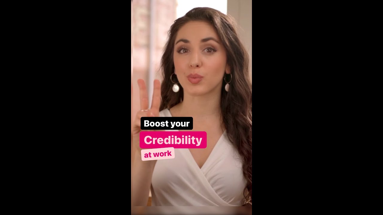 Boost Credibility at Work - Eliminate these 2 things!  #SHORTS
