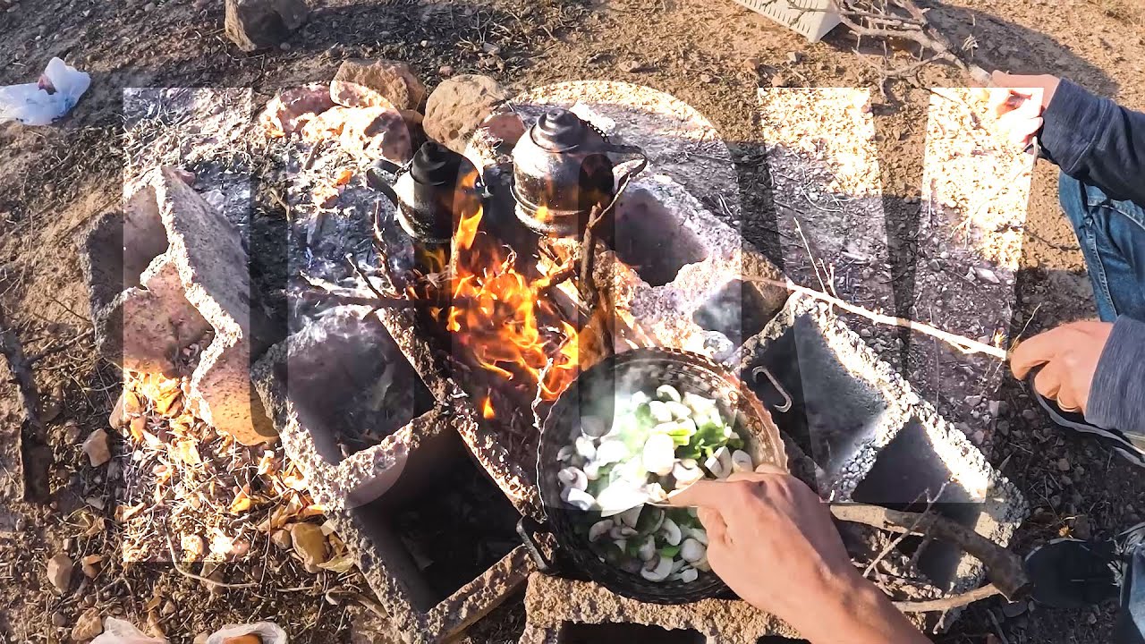 Easy Nature Cooking: Omelette and Fresh Tea
