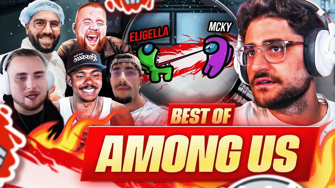 BEST OF AMONG US 🤯🔥 RAGES & WINS 🤬 Eli, Mert, Danny & Co | EliasN97 Gaming