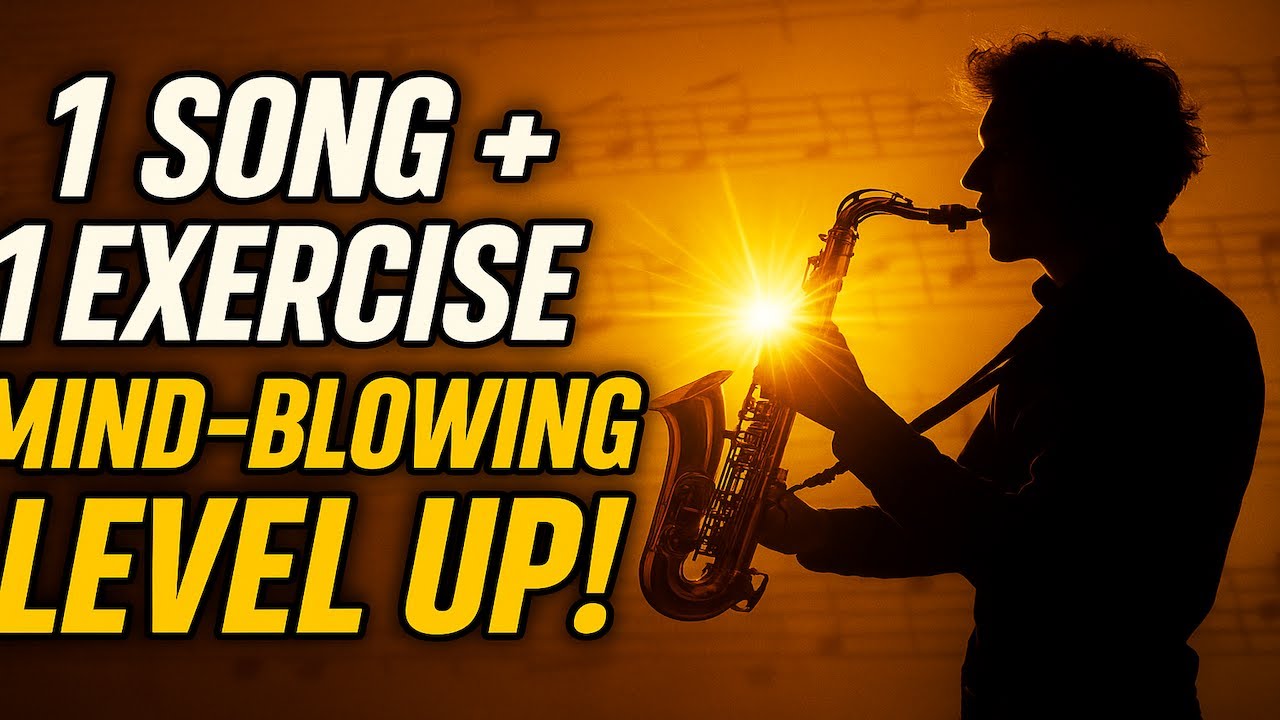 “1 Song + 1 Exercise = Mind-Blowing Level Up!” 🎷