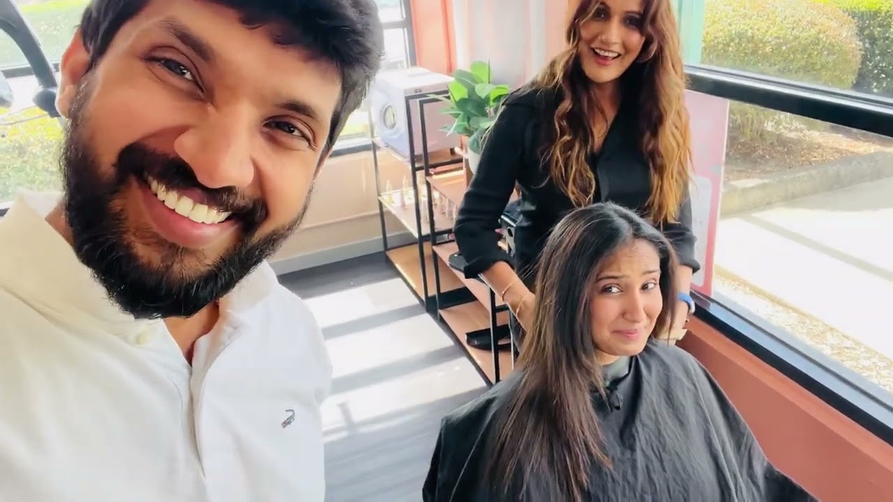 එයා වැඩට යන්න ready උන හැටි| දිනීගෙ කොටටම කපපු කොණ්ඩෙ😱| අම්මිගෙන් බැනුම්😬Sangeeth Dini Vlogs