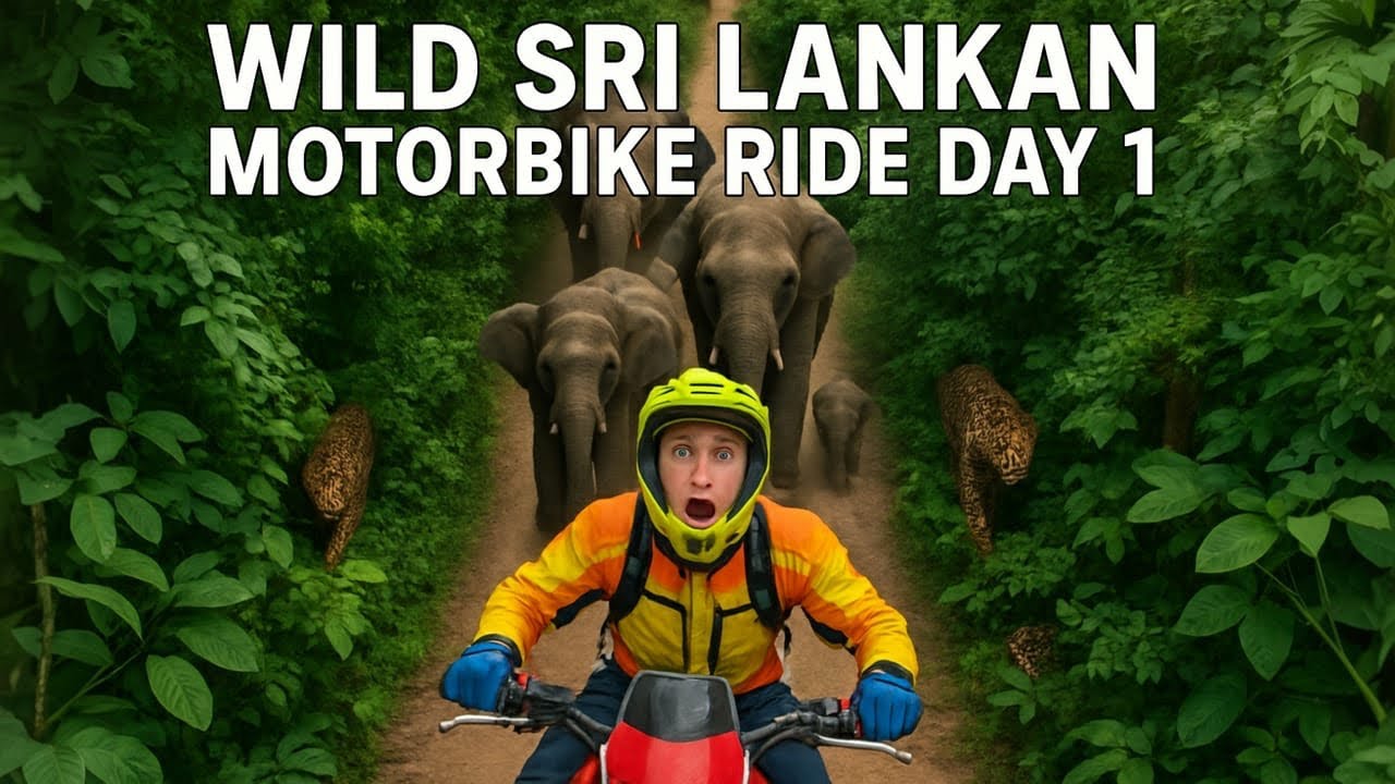 WONDERS OF SRI LANKA - DAY 1/8 - MOTORBIKE TOUR FROM SOUTH to NORTH