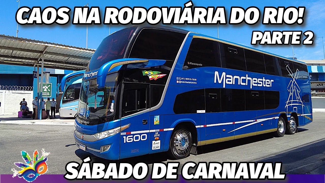 FILA DE ÔNIBUS na RODOVIÁRIA do RIO de JANEIRO NO CARNAVAL e com MUITOS EXTRAS!