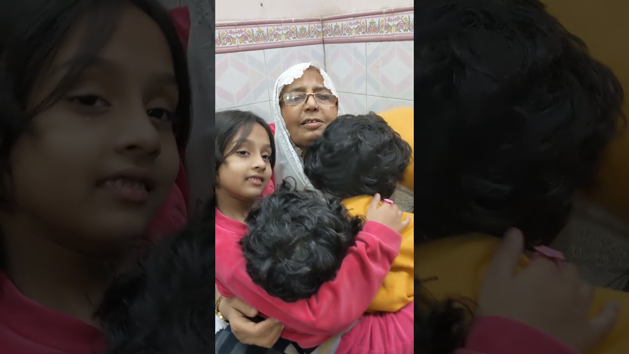 ammi jaan with aiza mizan zaraan arzaan khubi Ramzan celebration