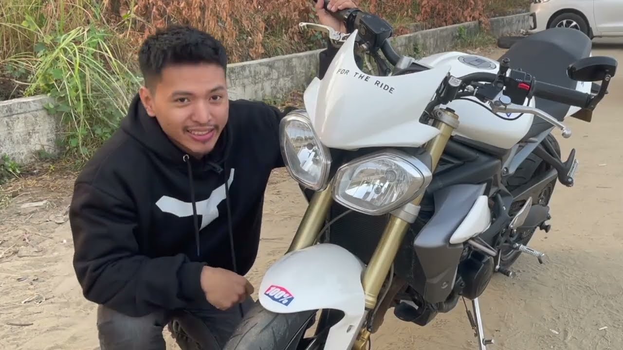 Street triple 675 ကမောင်းရတာ ပျော်ဖို့ကောင်းပါတယ်