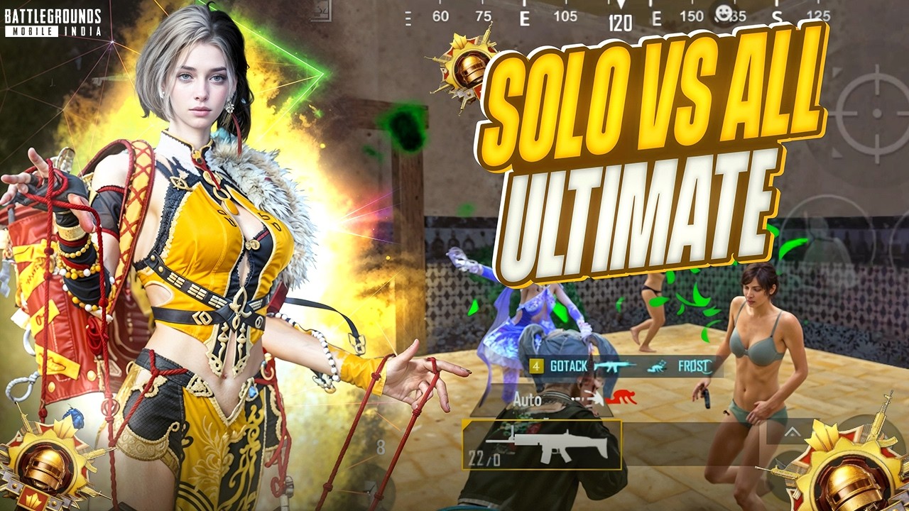 SOLO VS ALL | ULTIMATE ROYALE CLUTCHES | SOLOVSSQUADS GAMEPLAY | IPHONE 17