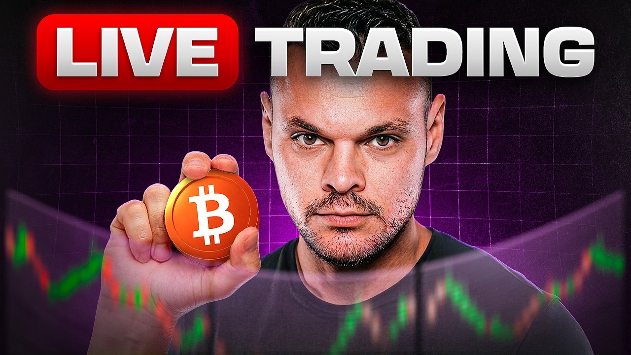 BITCOIN LIVE TRADING!