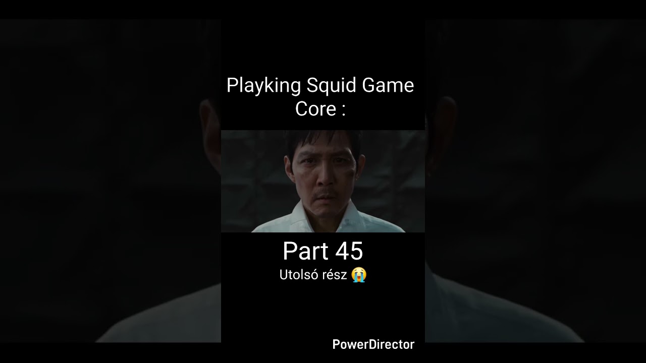 Squid Game Part 45 Nagyon Meghat&oacute; szomor&uacute; #squidgame #sad #szomoru #season3 #kpop #sangwoo #gihun