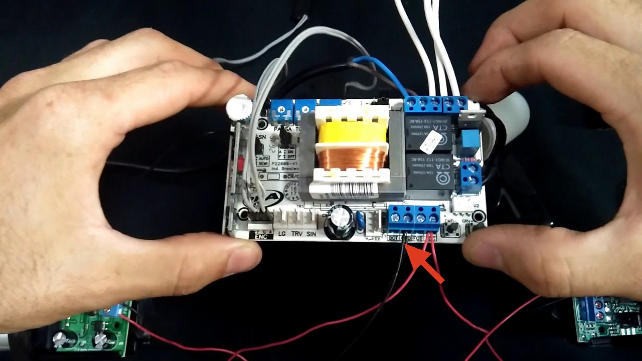 Ligação Sensor de Barreira como Fotocélula.
