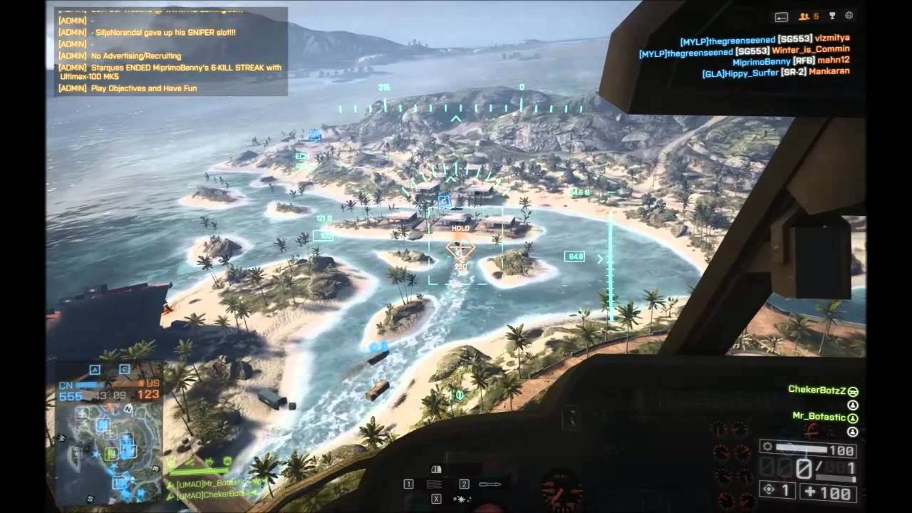 Battlefield 4 UMAD Heli Noob and Operation Lockers