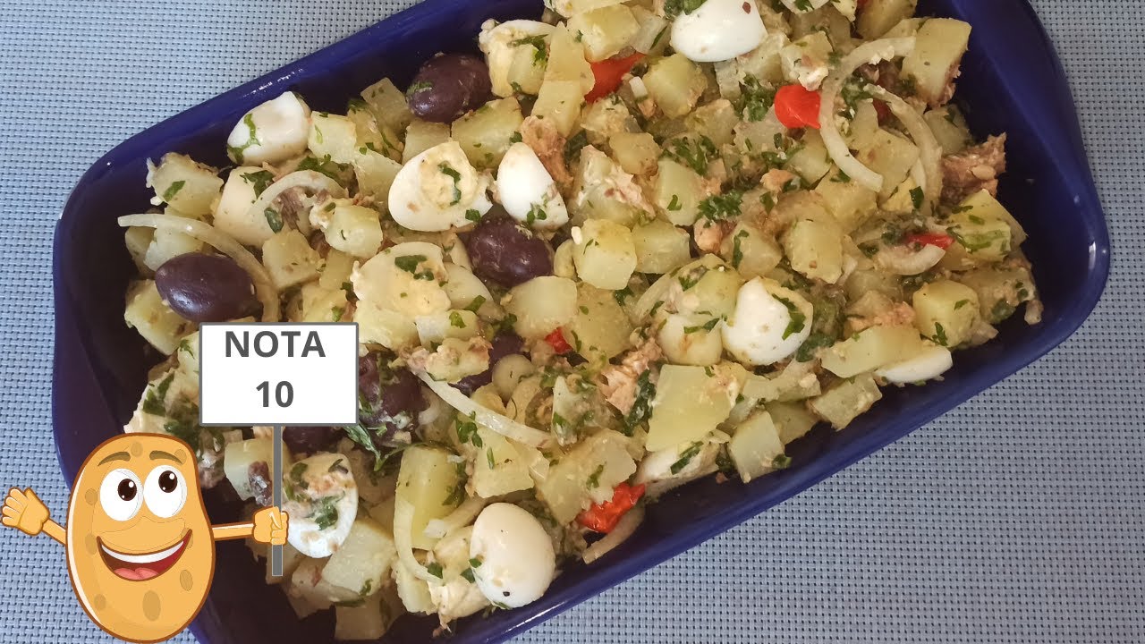 Salada de Batatas com Sardinha l Receitinhas da Ross