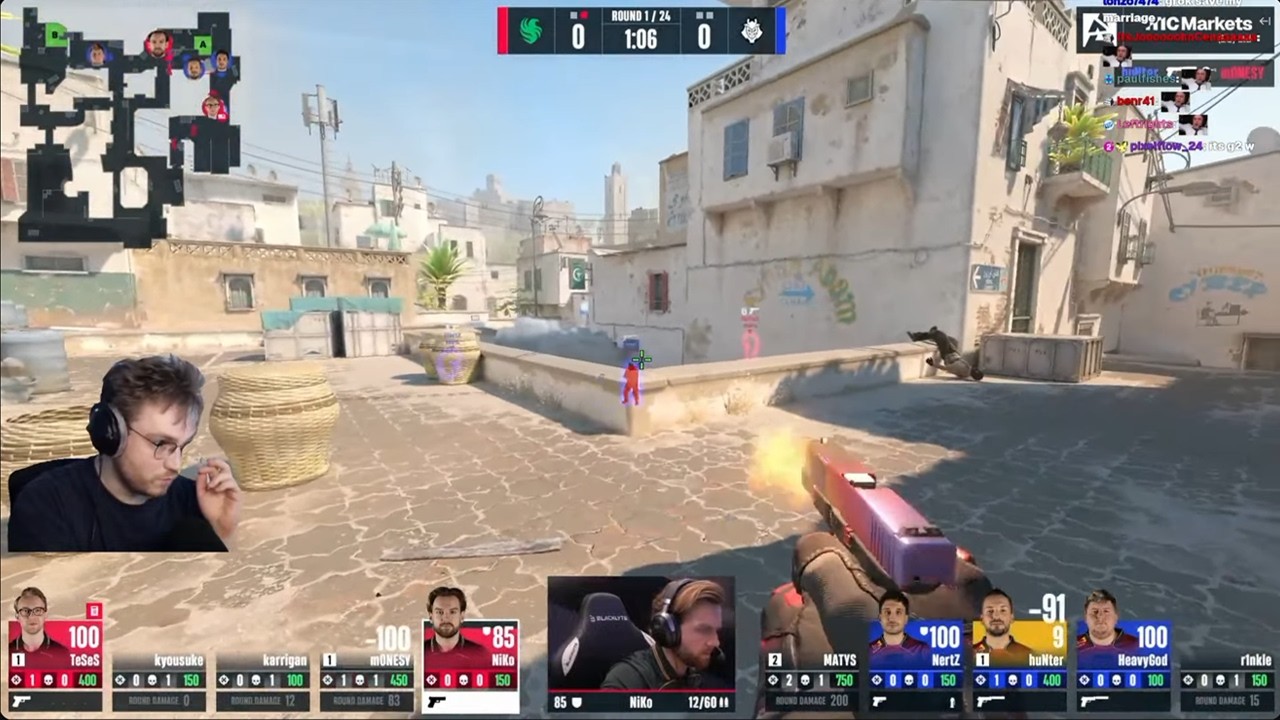 🔴LIVE: FALCONS NIKO VS G2 IN QUARTERFINAL... (AWARE)🔴
