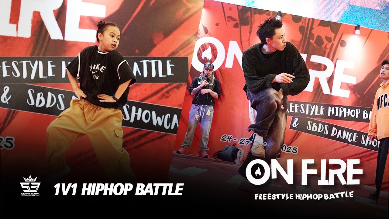 ON FIRE FREESTYLE HIPHOP BATTLE 2025 - 1v1 HIPHOP TOP 8 - MIYU VS SAKU