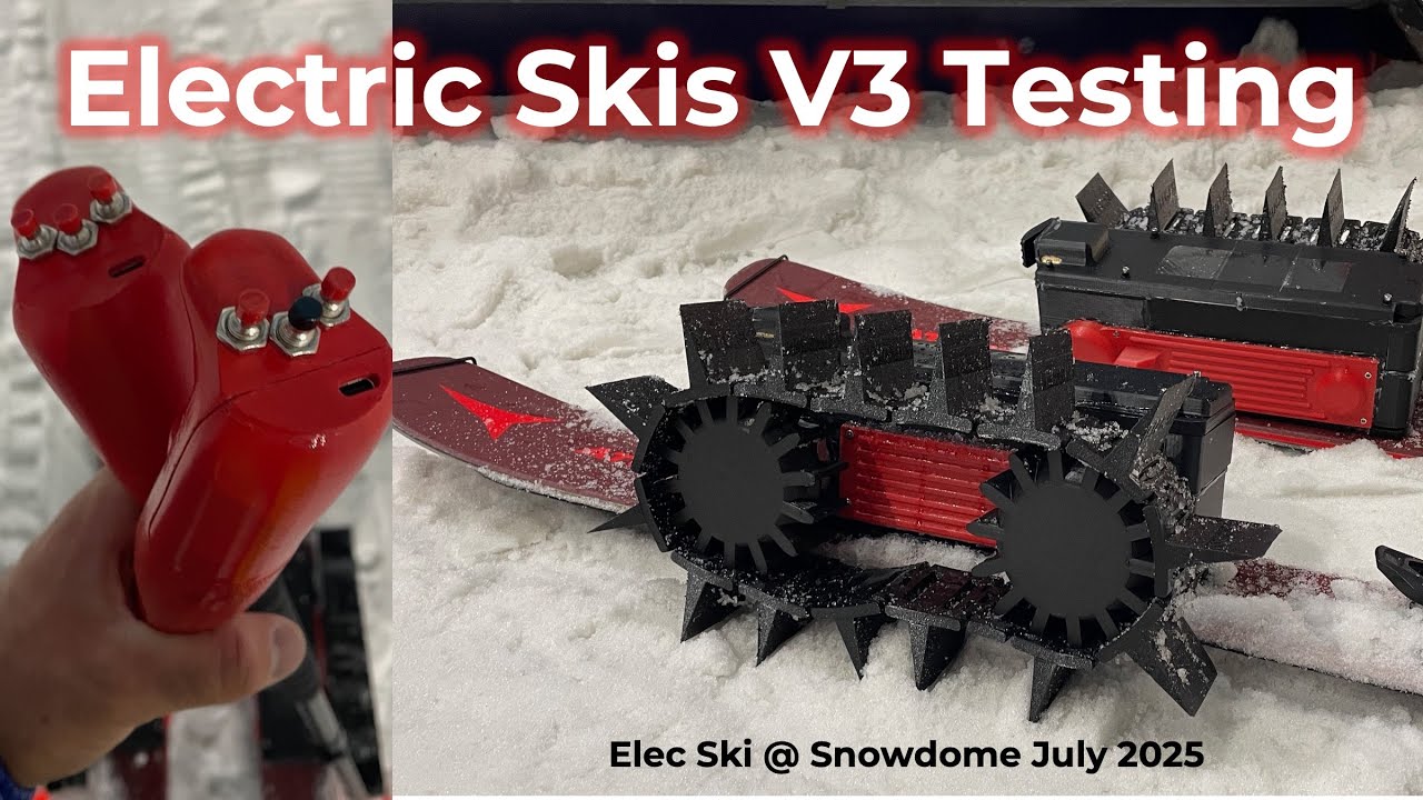 Elec Ski V3 Testing - Snowdome UK - July 2025