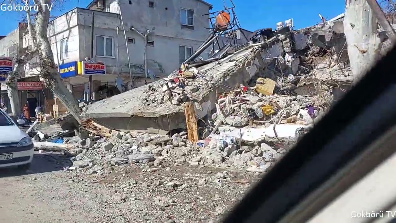 Deprem sonrası Kahramanmaraş Orman Dairesi Bölgesi