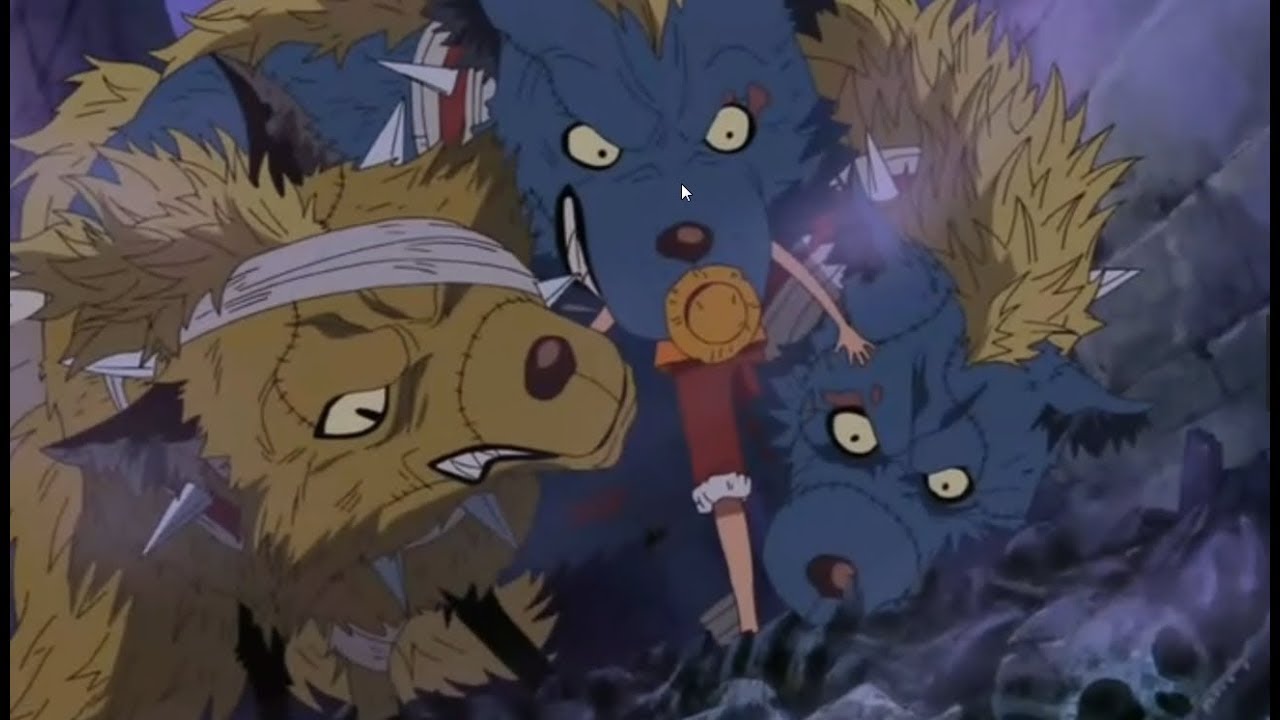 魯夫馴服地獄三頭犬!!