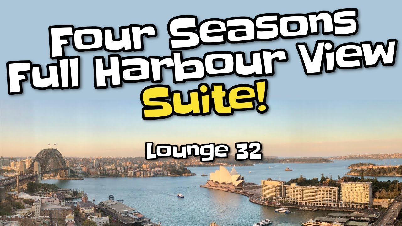 Отель Four Seasons в Сиднее | Полный люкс Harbour Club | Канапе и завтрак в Lounge 32