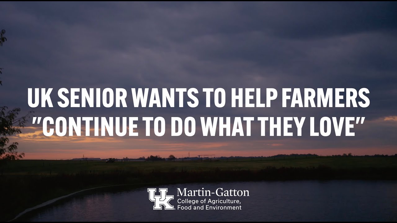 UK Senior Wants to Help Farmers Continue to Do What They Love