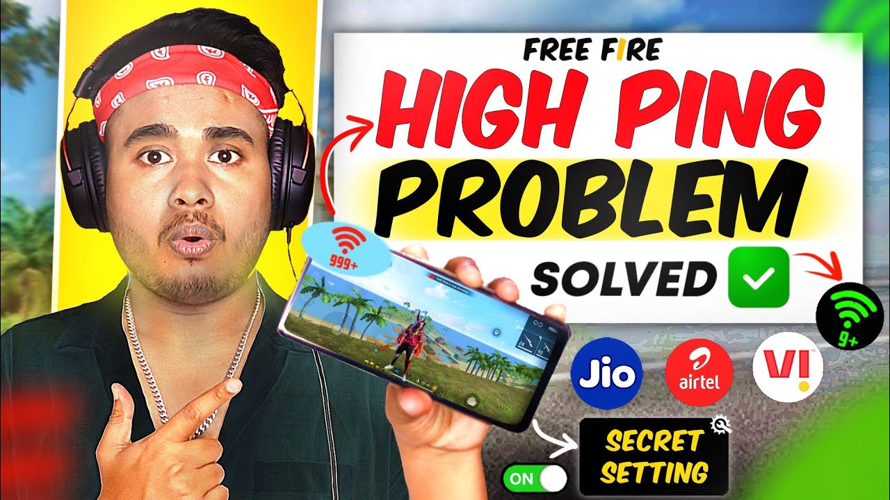 Free Fire High Ping Problem | Free Fire Network Problem | How To Solve Ping Problem In Free Fire