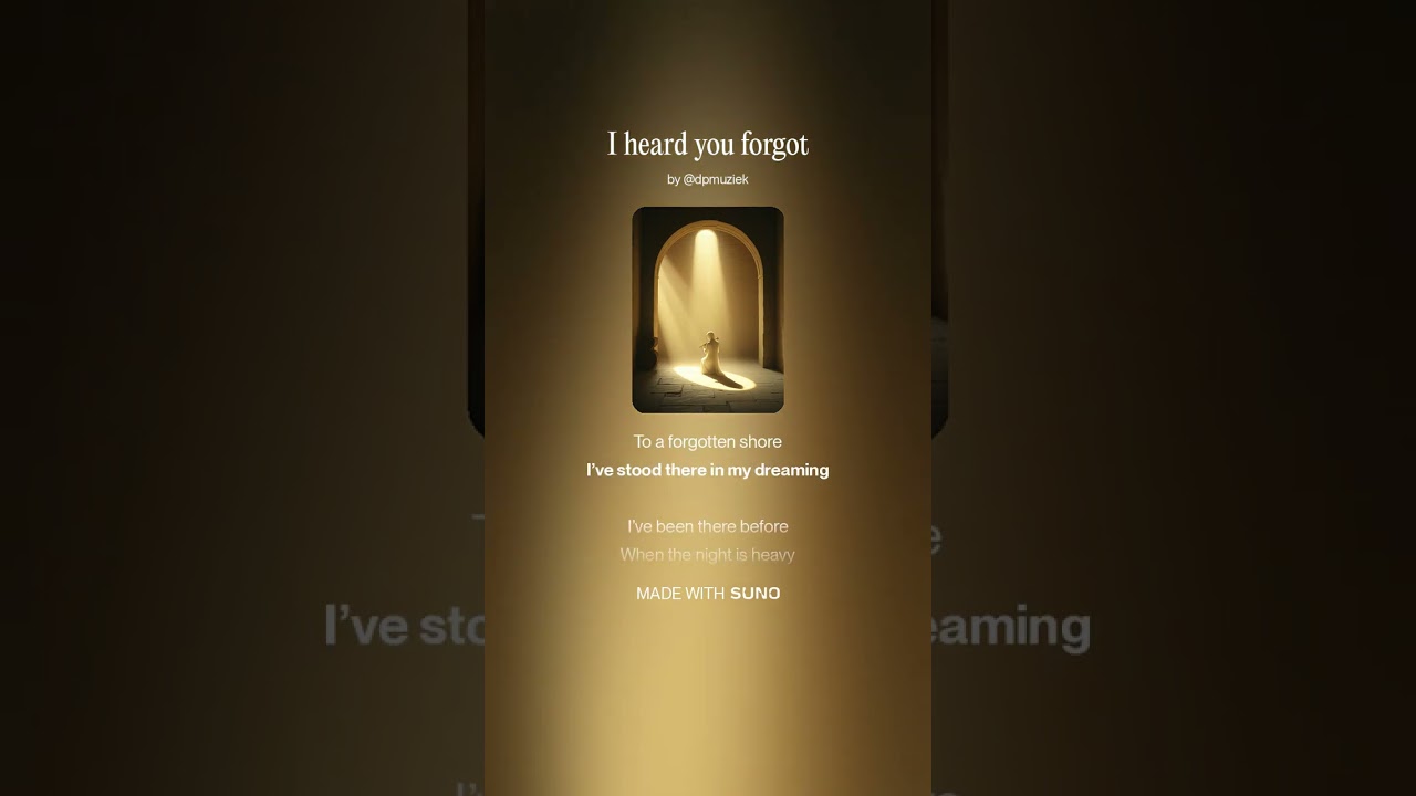 I heard you forgot