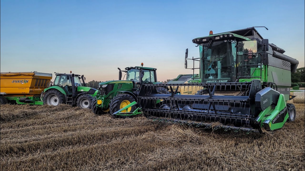 Żniwny Galimatias w GR. Pawłaszek! Deutz Fahr/John Deere/Krone
