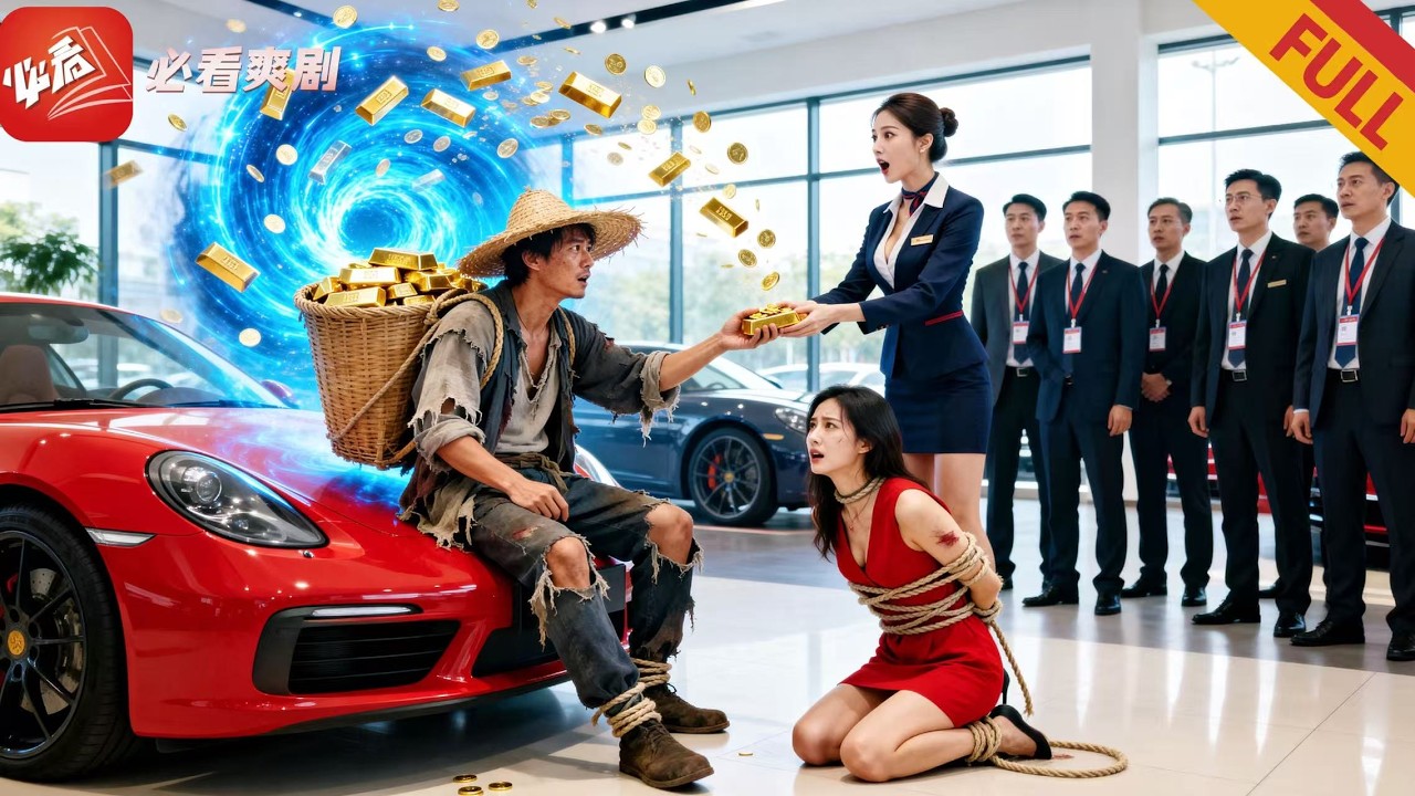 窮小子買車被未婚妻帶情人當衆罵乞丐，下秒甩出千億黑卡，買下全場豪車開著玩，未婚妻哭求原諒！#drama #男频 #短劇