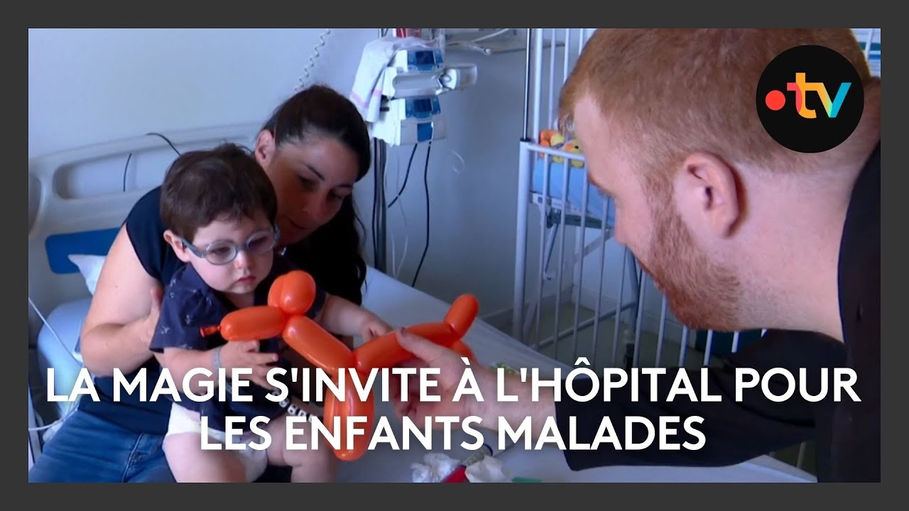 La magie s'invite à l'hôpital pour les enfants malades