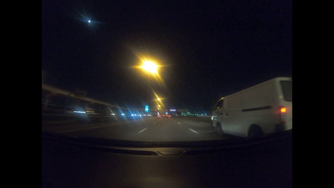 Part 1: Night Drive Dubai- Abu Dhabi High way