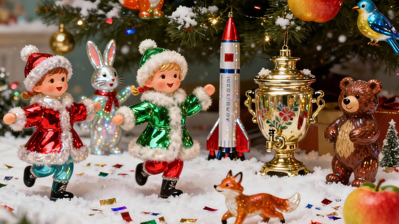N 184. Новогодний обзор ёлочных игрушек из СССР.