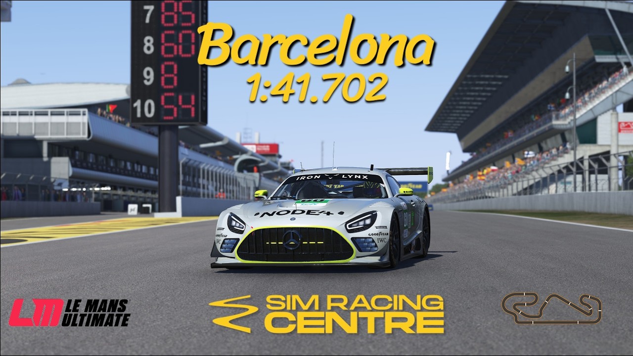 LMU Hotlap | Mercedes AMG GT3 @ Barcelona| 1:41.702 | v1.3