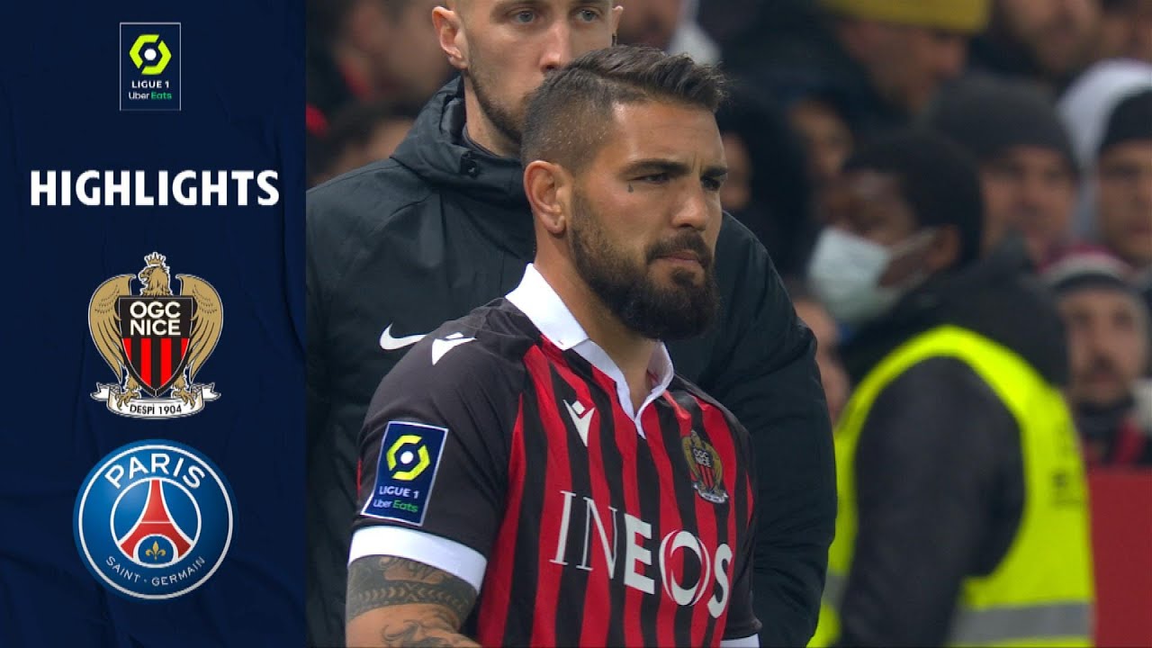 OGC NICE - PARIS SAINT-GERMAIN (1 - 0) - Highlights - (OGCN - PSG) / 2021-2022