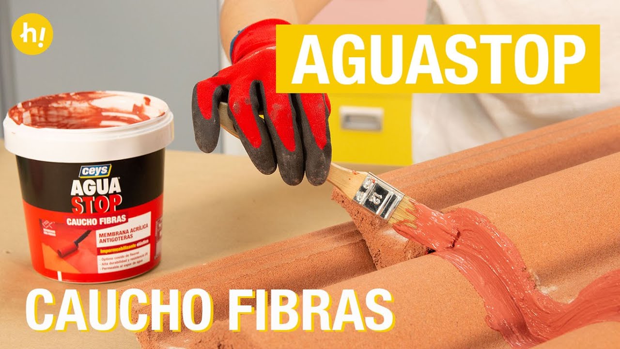 Así es Aguastop Caucho Fibras de Ceys: impermeabilización y reparación de filtraciones