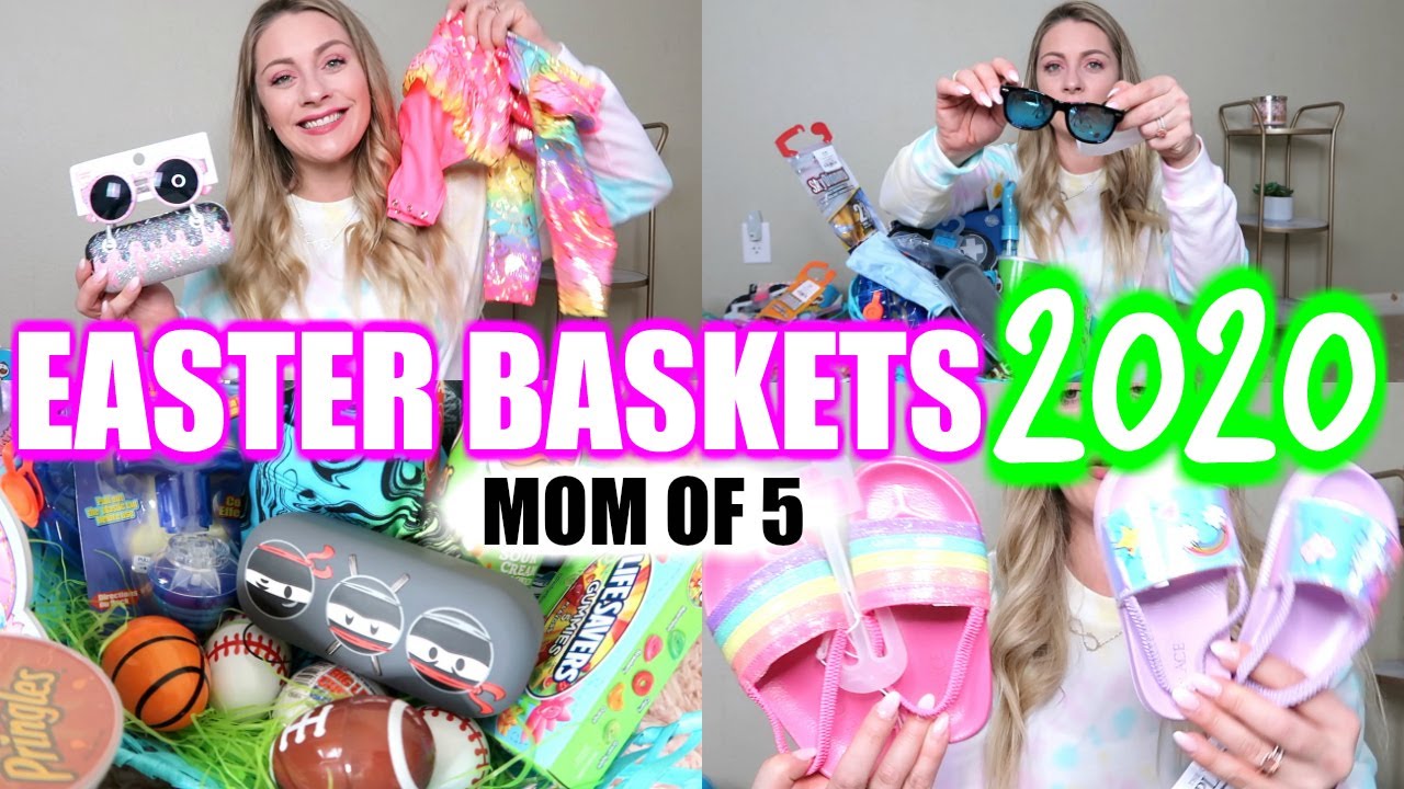 🐥🐰WHAT I GOT MY 5 KIDS FOR EASTER 2020/ MOM OF 5 / EASTER BASKET IDEAS FOR BOYS & GIRLS 2020