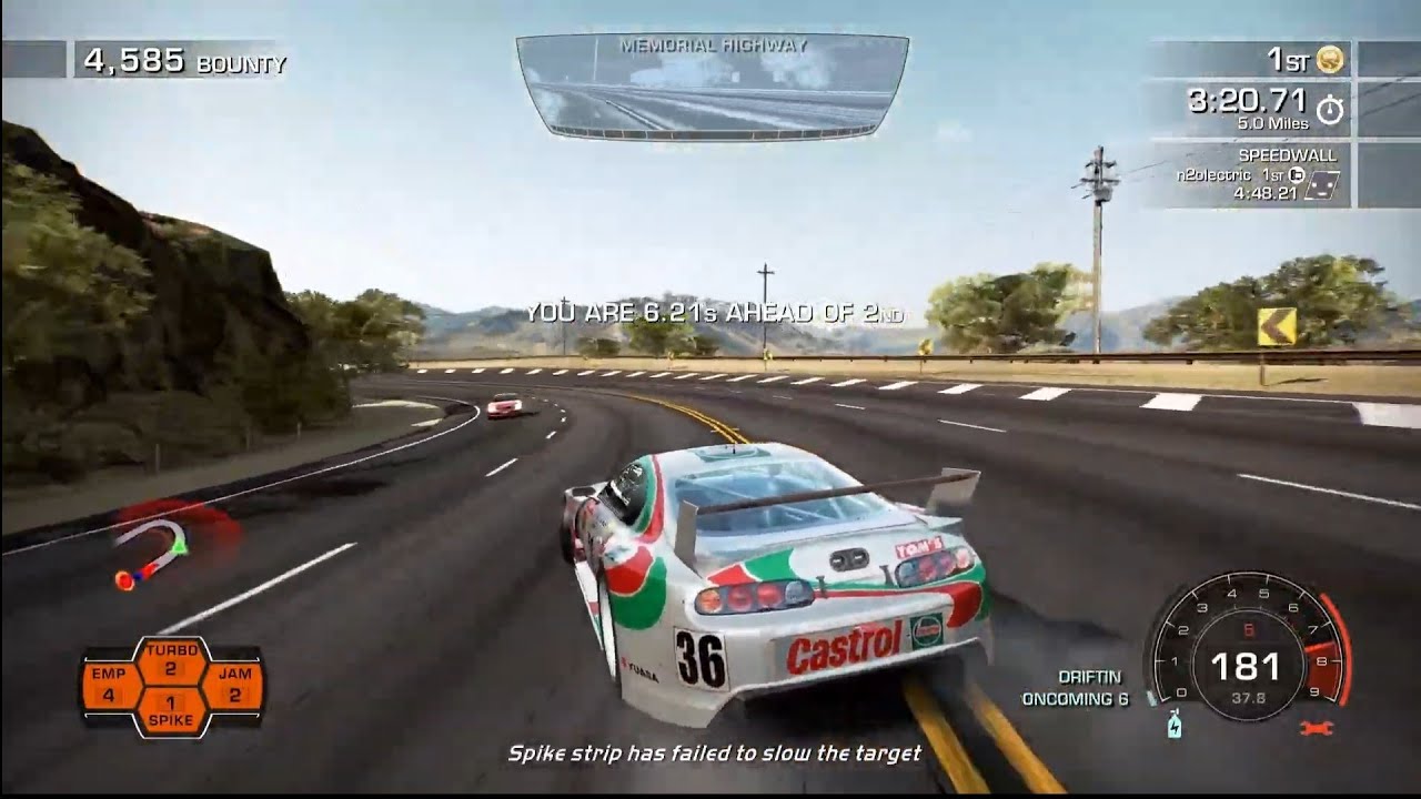 Need for Speed Hot Pursuit Remastered - 'Hotting Up' Hot Pursuit with Toyota Supra Race Car