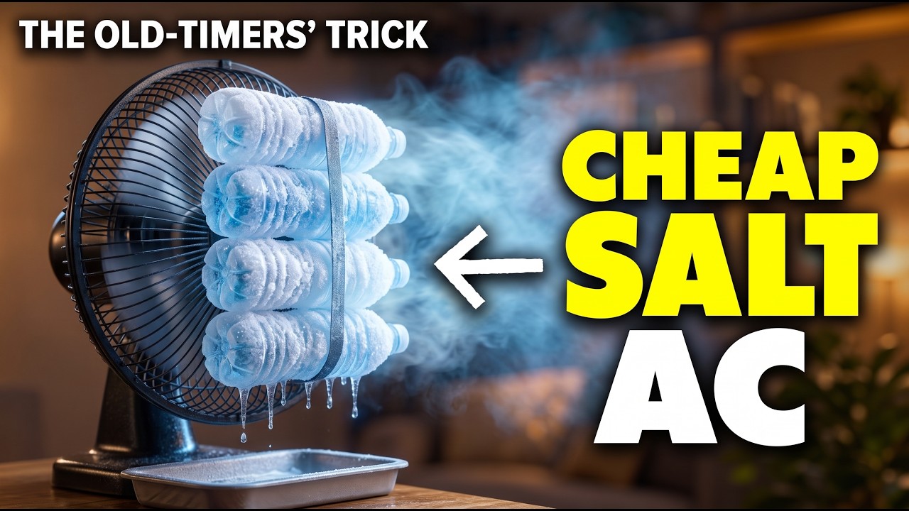 The $8 Salt Block Trick: Turn Any Fan Into a Free AC