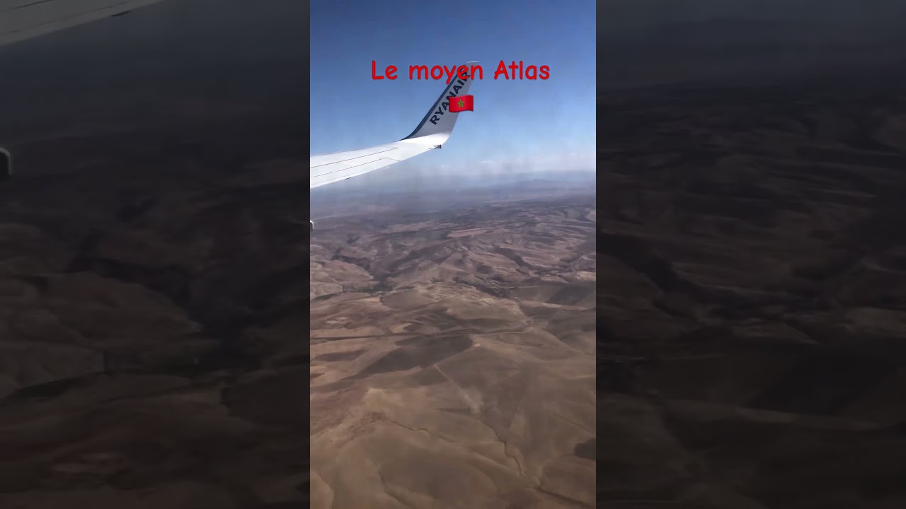 Le moyen Atlas 🇲🇦vu du ciel!! 👍❤️🇲🇦✈️