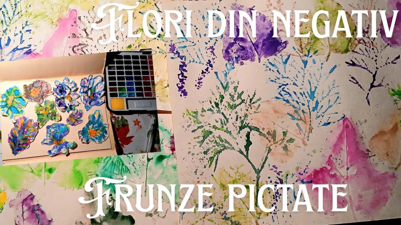 Frunze pictate pentru jurnalul Gradina secreta