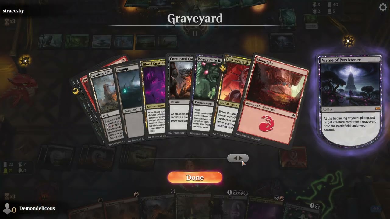 Rakdos Sacrifice With Maha, Its Feathers Night And Rakdos [FDN Standard]