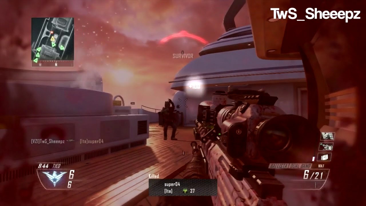 Black Ops 2 Wii U - Top 10 Sniper Plays!