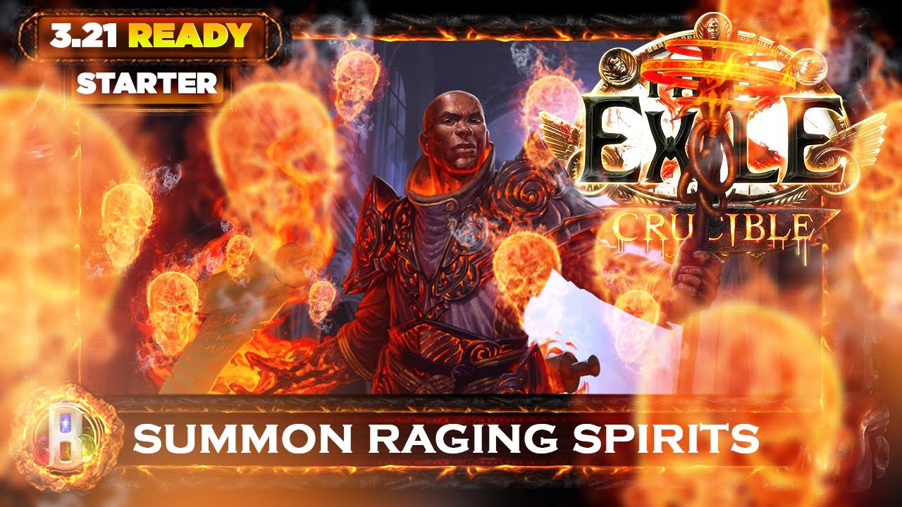 [PoE 3.21] CRUCIBLE LEAGUE: RAGING SPIRITS SRS GUARDIAN - PATH OF EXILE CRUCIBLE - POE BUILDS