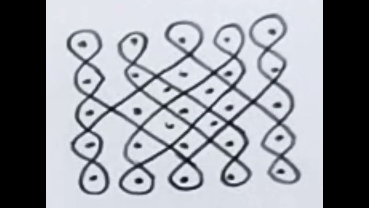 #23/5x5/#dailyuse #simple  #தினசரி கோலங்கள் #புள்ளி #easytofreshers #viralvideo #apartmentkolams-III