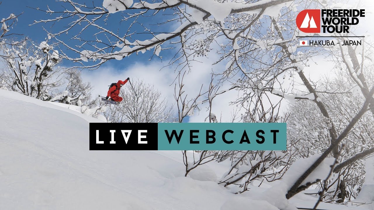 Live webcast - Freeride World Tour Hakuba Japan 2019