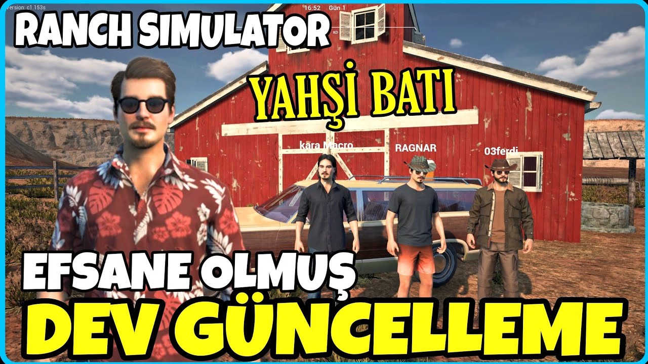 OHA❗️YENİ GÜNCELLEMEYLE EFSANE HARİTA GELMİŞ ● RESMEN BAM BAŞKA BİR OYUN OLMUŞ • RANCH SIMULATOR
