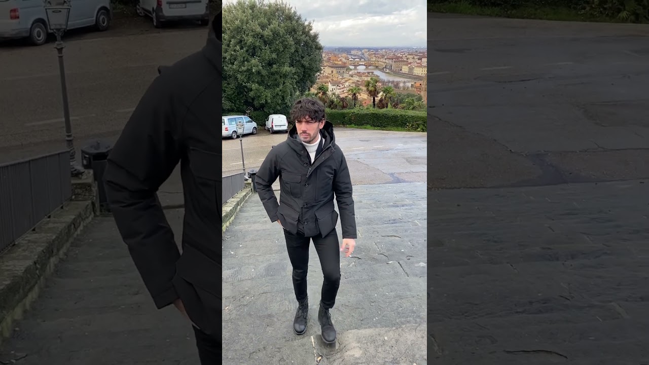 Dolce vita Italiana / Florence in total black outfit! #menstyle #style #menswear #ootd #moda #model