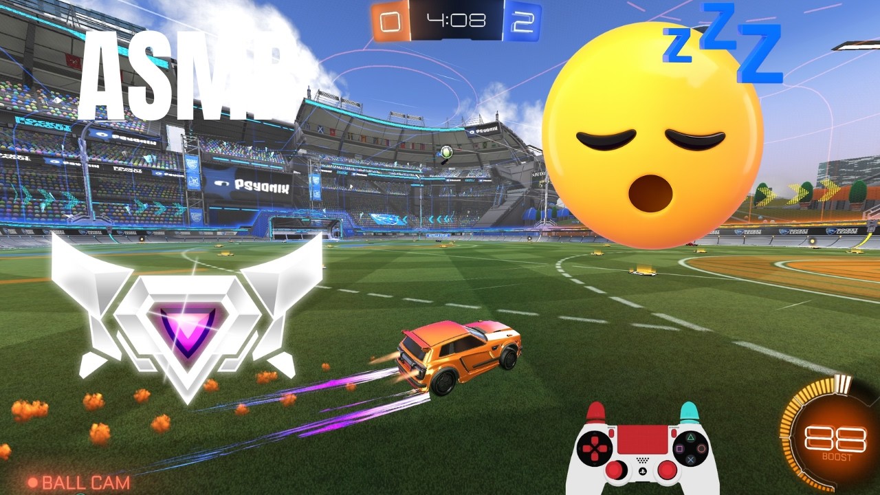ASMR Ranked Rocket League 2s | Grand Champion | Relaxing Controller Sounds