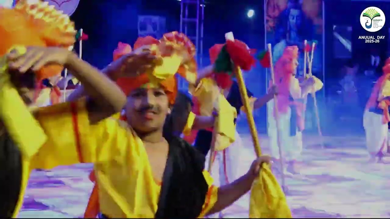 Dhanagari Dance_ Annual Day 2025-26 - Narake's Panhala Public School & Jr. College